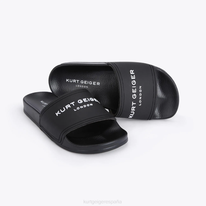 Kurt Geiger mujer deslizador de piscina kgl londres 2LPR454 | calzados negro
